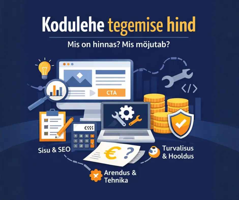 Kasulik 5 Kodulehe tegemise hind. Kuidas kujuneb hind ja millest sõltub?